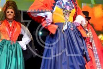 Lorena Aguilera se alza en Telde con el título de Belleza Gay Canarias 2018 (Foto Francisco Javier Santana)